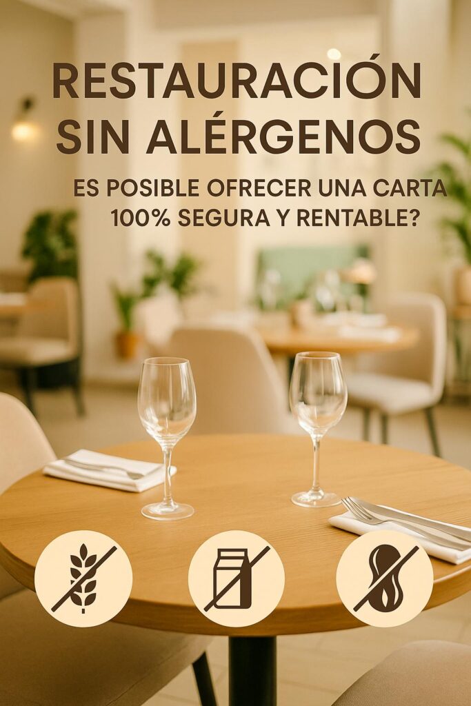 🥗 Restauración sin alérgenos: ¿es posible ofrecer una carta 100% segura y rentable?